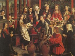 Gerard David The Marriage at Cana (mk05) oil painting picture